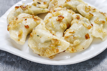 Traditional polish dumplings