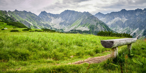 Obraz premium Tatra Mountains landscape - panorama