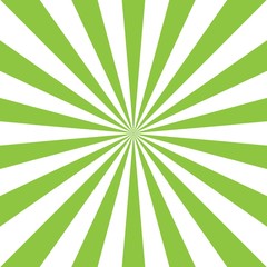 White rays on green background. Vector. Background. Illustration