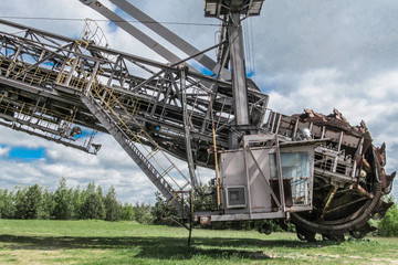 Fototapeta premium Schaufelradbagger Big Wheel
