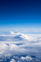 Naklejka premium Aerial sky