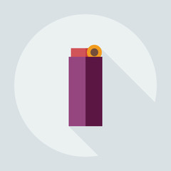 Flat modern design with shadow icons lighter