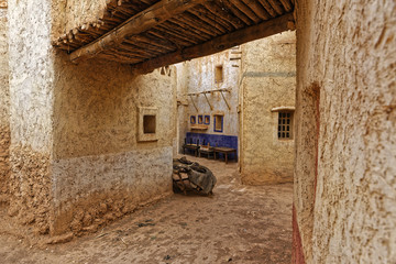 Fototapeta na wymiar Abandoned and deserted city in Ouarzazate, Morocco.