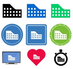 Colisée en 9 illustrations