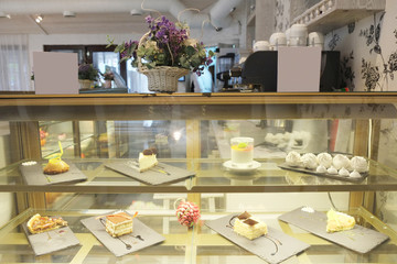 Interior of a restaurant