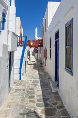 Street in Sifnos island, Cyclades, Greece