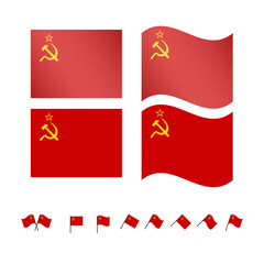 USSR Flags EPS10