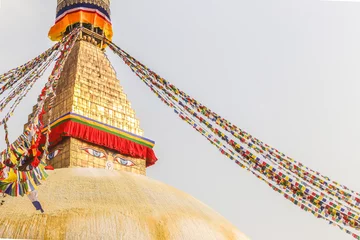 Foto op Canvas Huge buddhist stupa, Nepal © matiplanas