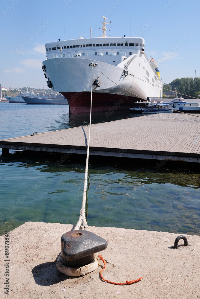 Wall mural The image of a passenger ship