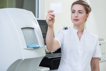Worker of laboratory