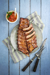 Spare Ribs auf Teller