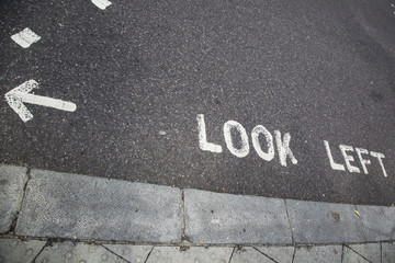 look left