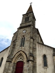Fototapeta na wymiar La Roche Bernard, la chiesa - Bretagna, Francia