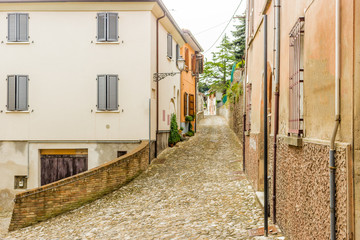 alleys of the medieval village