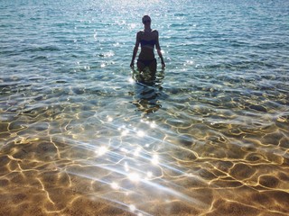 Acqua color smeraldo