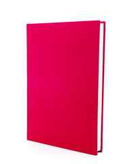 red book isolated on white background