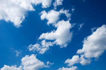 blue sky background with white clouds
