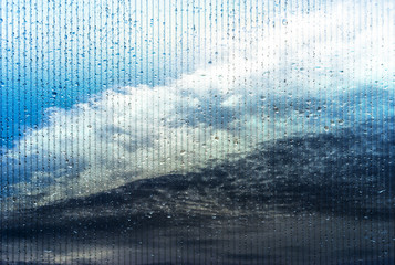 sky and cloud water drop abstract background
