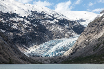 Fototapeta na wymiar Nigardsbreen Glacier in Norway