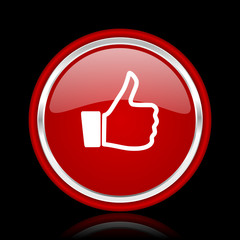 like red glossy web iconv