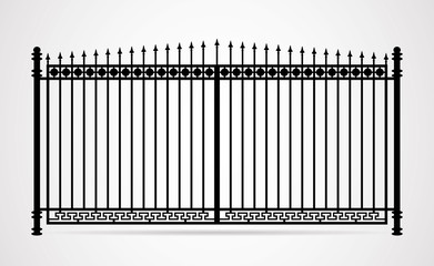 Gate icon. Vector illustration EPS10.