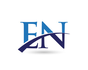 EN Logo Letter Swoosh