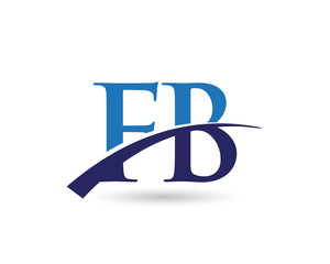 FB Logo Letter Swoosh