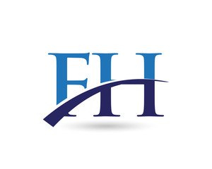 FH Logo Letter Swoosh