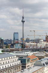 berlin germany cityscape view from above