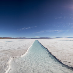 Salt desert in the Jujuy Province, Argentina
