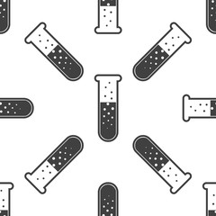 seamless pattern with laboratory glass