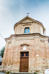 Fototapeta na wymiar Catholic Church of San Silvestro in Bertinoro in Italy