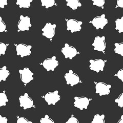 seamless pattern with piggy