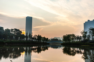 Morgens in Jiangyin
