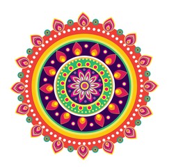 Flower pattern mandala