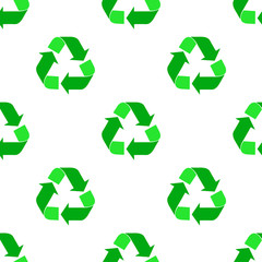 Obraz premium seamless pattern with recycle