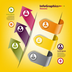 Set of stickers for infographics with business professions