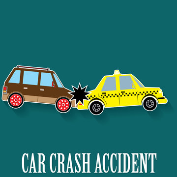 car crash sticker color