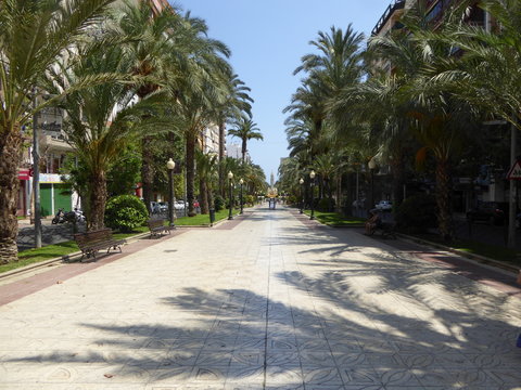 Alicante - Square de los Luceros