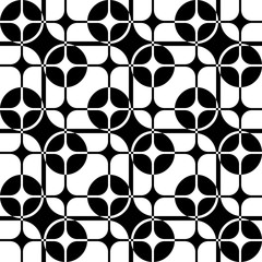 Seamless Square and Circle Pattern