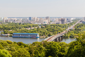cityscape view of the Dnieper
