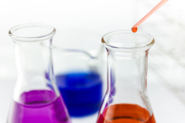 laboratory glass dropper drop solution