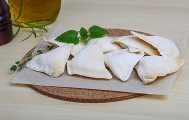 Raw potato dumplings