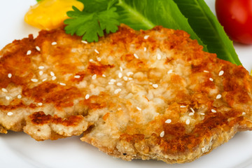 Pork schnitzel