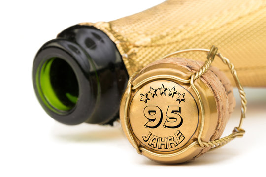 Champagner 95 Jahre Jubil&auml;um