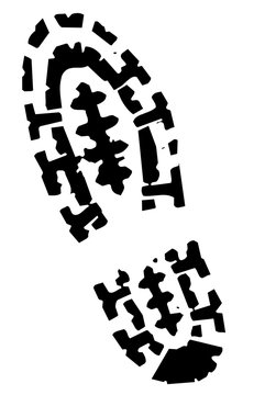 Schuhabdruck