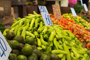 Gemüse am Markt von Colombo, Sri Lanka