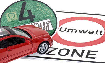 Plaketten für Umweltzone - Feinstaubplaketten