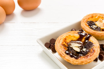 Snack for Tea Break Background / Snack for Tea Break / Snack for Tea Break, Egg Tart Background 