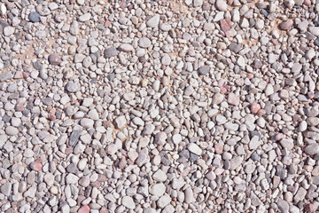 Abstract ground texture with little stones